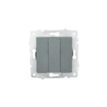 Механізм вимикача 3-клв. димчатого