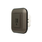 Розетка 1-USB  LOFT мока+чорна - Зображення 2