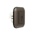 Розетка 1-USB  LOFT мока+чорна - Зображення 3