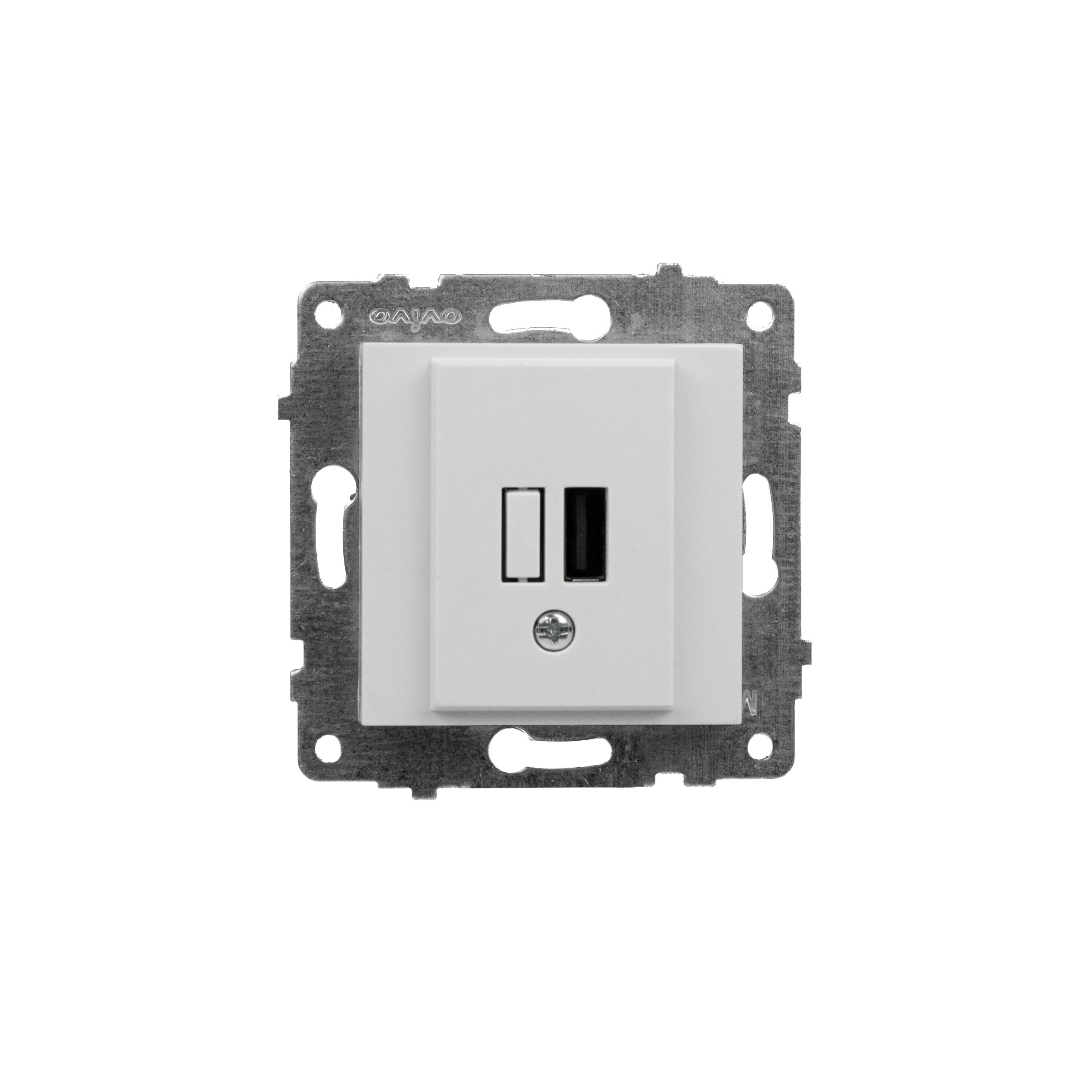 DSC_7349 Механізм розетки USB білої - Зображення 1