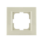 Рамка одинарна Mina кремова