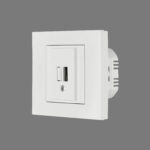 Розетка 1-USB Grano біла - Зображення 2