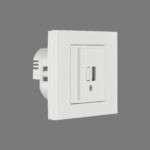 Розетка 1-USB Grano біла - Зображення 3